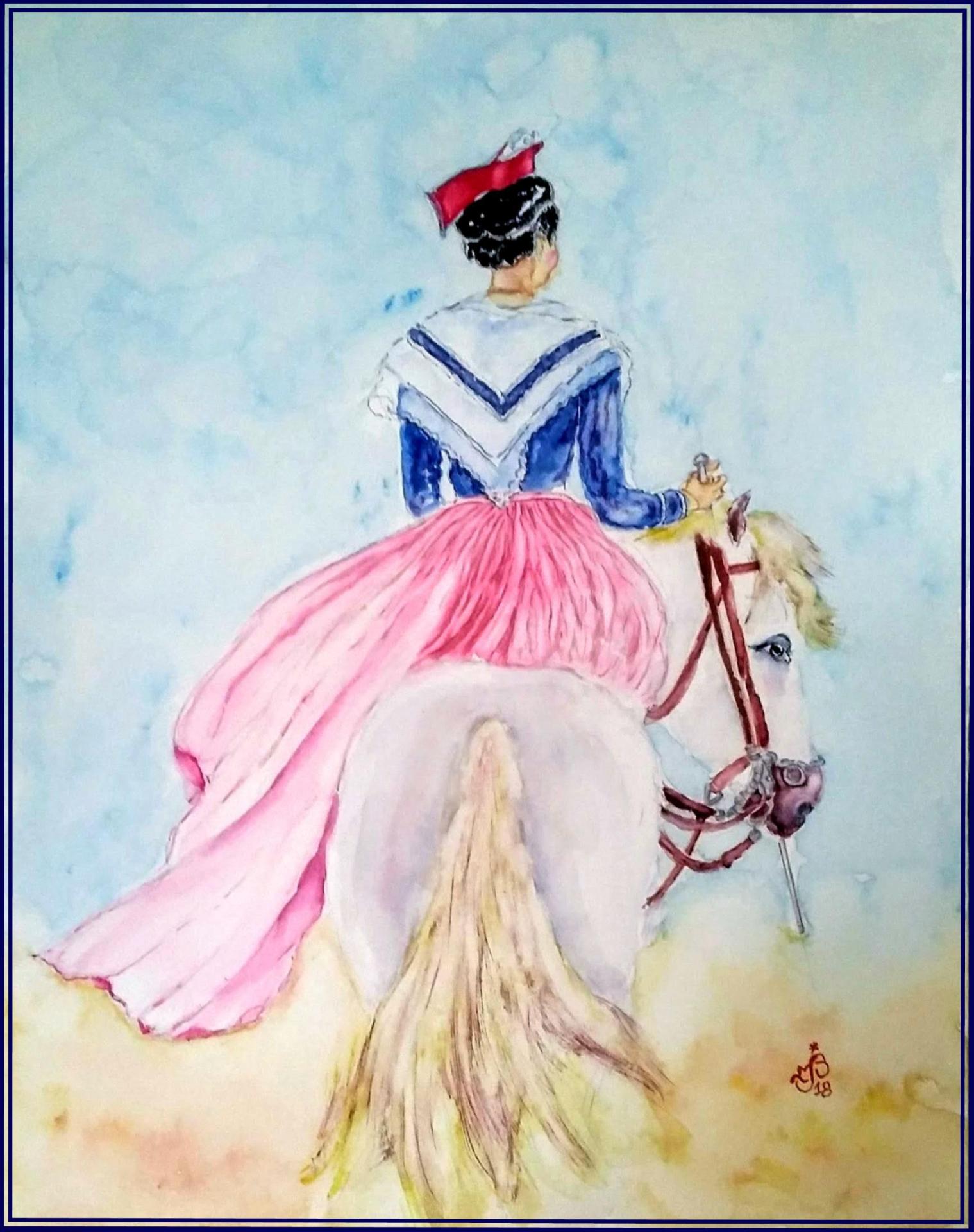 Arlésienne cheval