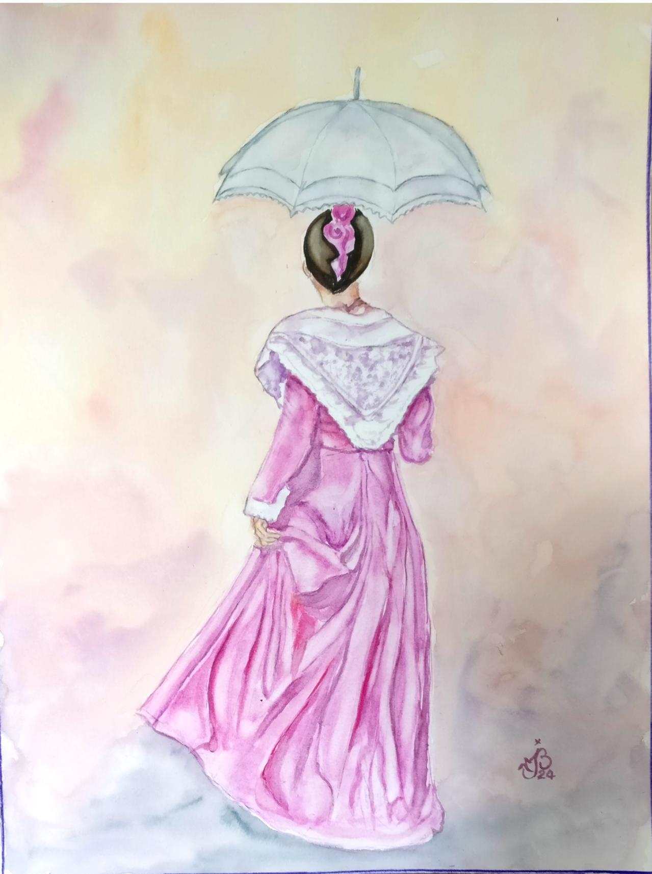Arlesienne robe violette jmb 2