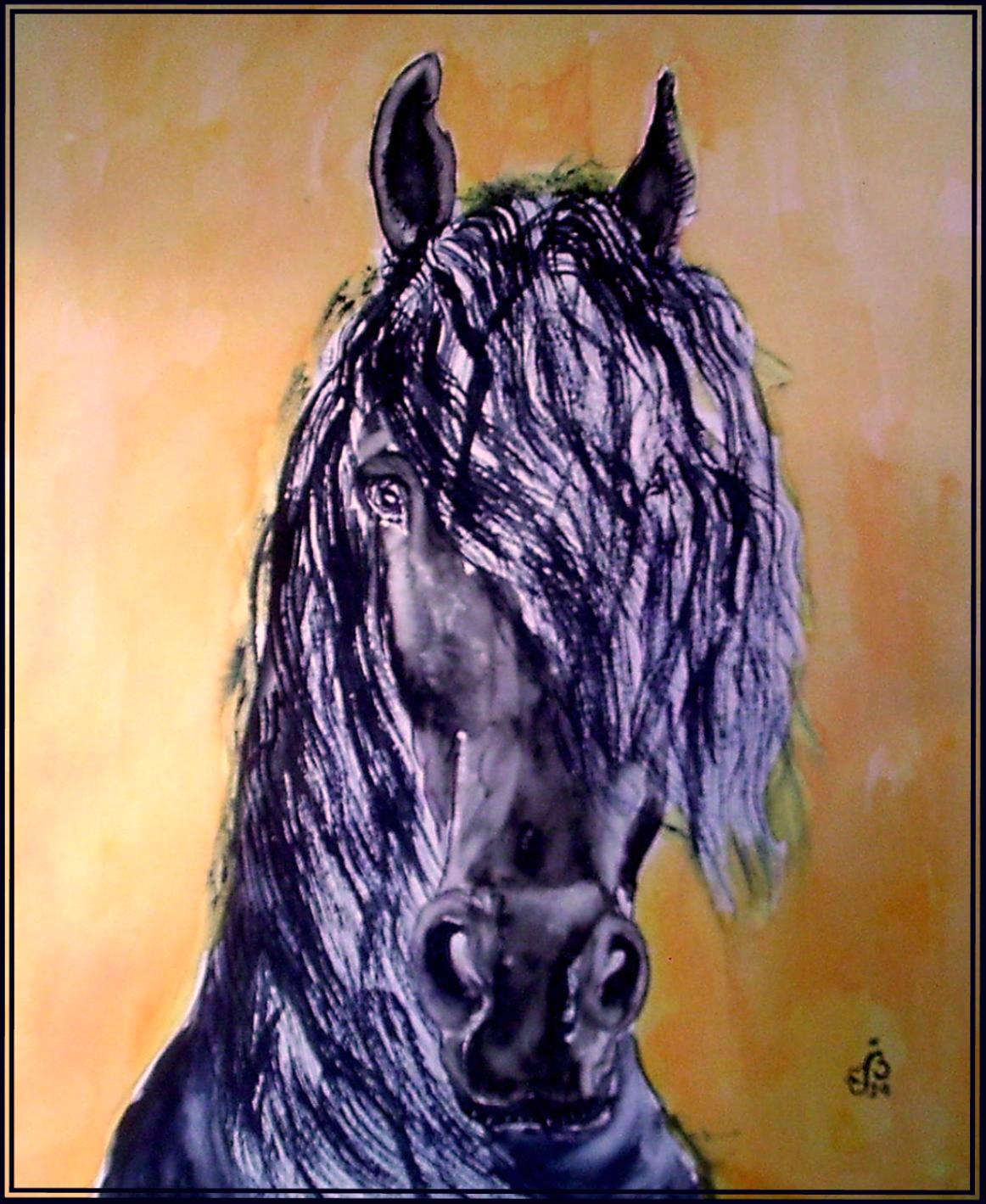 Cheval noir