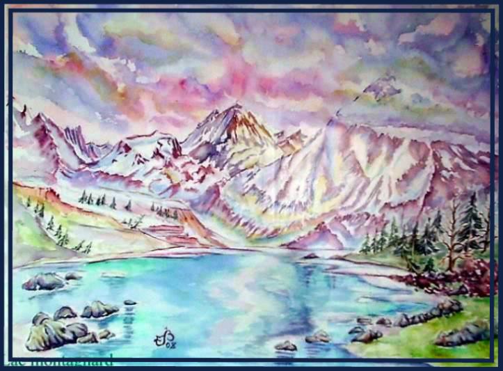Lac en montagne