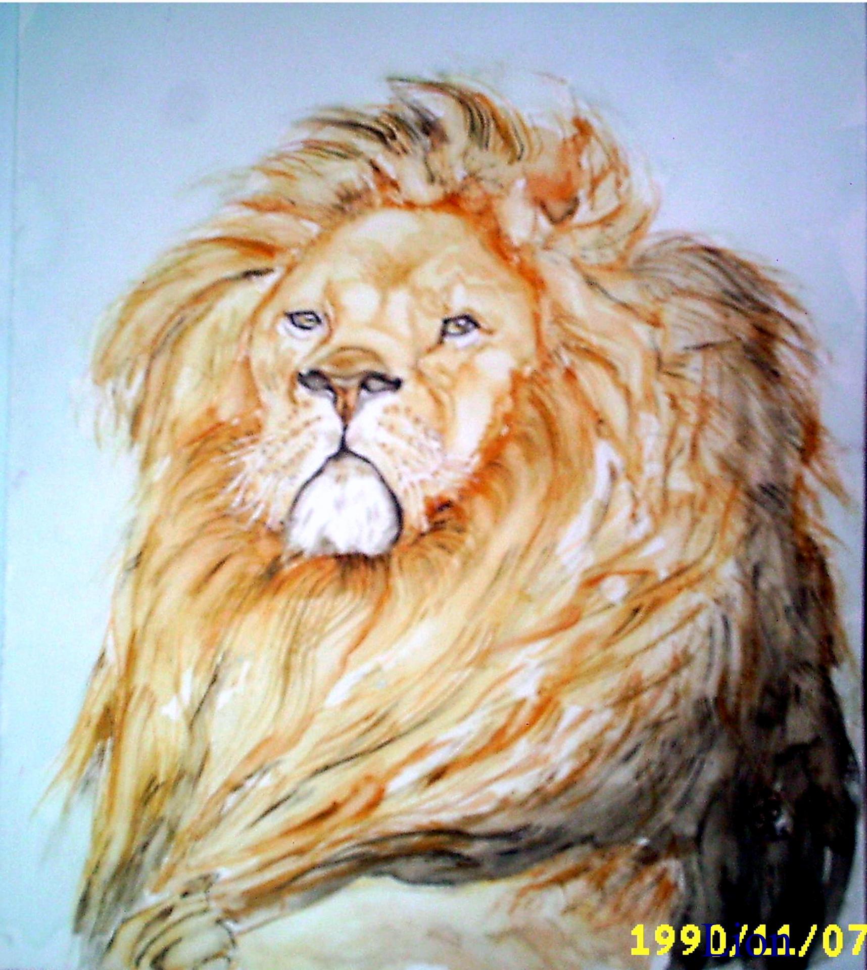 Lion majestueux