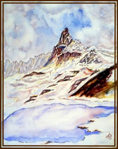 Montagne lac
