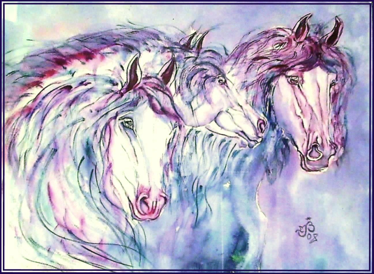 Trio camarguais