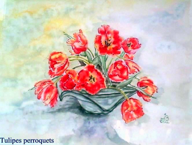 Vase tulipes